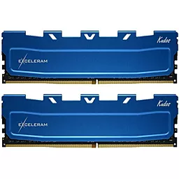 Модуль пам'яті eXceleram DDR4 32GB Kudos Blue (EKBLUE4322619AD)