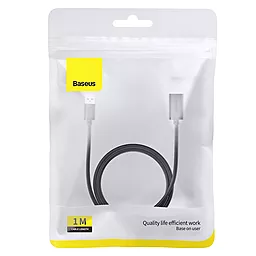 Кабель (шлейф) Baseus AirJoy Series USB3.0 Extension Cable 2m Cluster Black (B00631103111-03 - фото Кабель (шлейф) Baseus AirJoy Series USB3.0 Extension Cable 2m Cluster Black (B00631103111-03