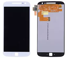 Дисплей Motorola Moto G4 Plus (XT1641, XT1642, XT1644) с тачскрином, White