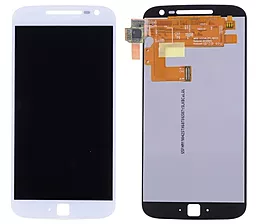 Дисплей Motorola Moto G4 Plus (XT1641, XT1642, XT1644) с тачскрином, White - фото Дисплей Motorola Moto G4 Plus (XT1641, XT1642, XT1644) с тачскрином, White