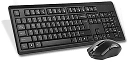 Комплект (клавиатура+мышка) A4Tech 4200N Black - миниатюра 2