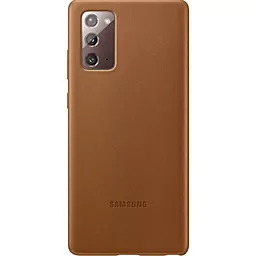 Чехол Samsung Leather Cover N980 Galaxy Note 20 Brown (EF-VN980LAEGRU)