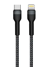 Кабель WUW X182 USB Type-C - Lightning 20w 3a 1м PD cable Black