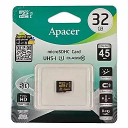 Карта памяти Apacer microSDHC 32GB Class 10 UHS-I U1 (AP32GMCSH10U1-RA) - миниатюра 2