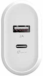 Мережевий зарядний пристрій з швидкою зарядкою Baseus Bojure Series USB-C QC3.0 32W + USB-C to Lightning Cable White (TZTUN-BJ02) - мініатюра 2