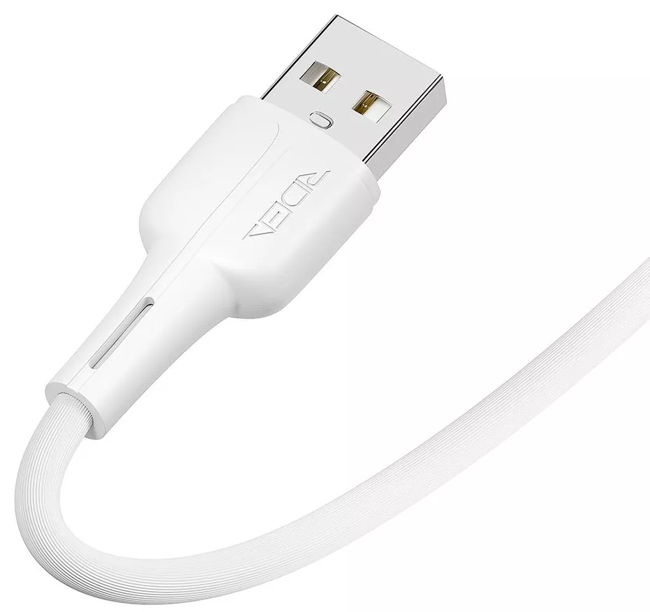 Кабель Ridea RC-CO10 CommonPro USB-A - Lightning 12w 2.4a 1м cable White - фото 3