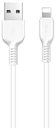 Кабель Hoco X20 Flash Сharging USB-A - Lightning 12w 2.4a 1м cable White - фото Кабель Hoco X20 Flash Сharging USB-A - Lightning 12w 2.4a 1м cable White