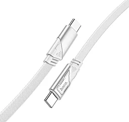 Кабель Hoco U119 Machine USB Type-C - Type-C 60w 3a 1.2м PD cable Gray - мініатюра 4