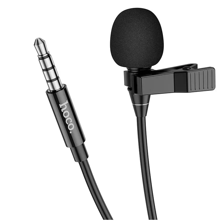 Микрофон Hoco L14 3.5 Lavalier Black - фото 1