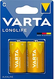 Батарейки Varta LR14 Alkaline Longlife 2шт. - фото Батарейки Varta LR14 Alkaline Longlife 2шт.