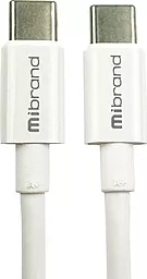 Кабель Mibrand MI-17 Flexible USB Type-C - Type-C 25w 5a 1м PD cable White - фото Кабель Mibrand MI-17 Flexible USB Type-C - Type-C 25w 5a 1м PD cable White