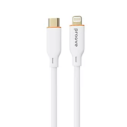USB PD Кабель Proove Jelly Silicone 27W USB Type-C - Lightning Cable White (CCJS27002102)