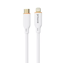 Кабель Proove Jelly Silicone USB Type-C - Lightning 27w 3a 1м PD сable White (CCJS27002102) - фото Кабель Proove Jelly Silicone USB Type-C - Lightning 27w 3a 1м PD сable White (CCJS27002102)