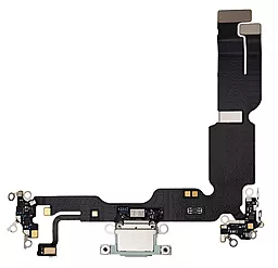 Нижний шлейф Apple iPhone 15 Plus c разъемом зарядки, с микрофоном, Original Green - фото Нижний шлейф Apple iPhone 15 Plus c разъемом зарядки, с микрофоном, Original Green
