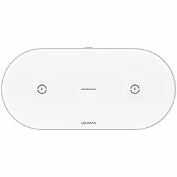 Беспроводное (индукционное) зарядное устройство Usams 2a coil wireless charger white (US-CD120) - фото Беспроводное (индукционное) зарядное устройство Usams 2a coil wireless charger white (US-CD120)