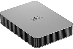 Зовнішній жорсткий диск LaCie Mobile Drive 4TB USB3.2 Moon Silver (STLP4000400) - фото Зовнішній жорсткий диск LaCie Mobile Drive 4TB USB3.2 Moon Silver (STLP4000400)