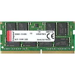 Оперативная память для ноутбука Kingston SoDIMM DDR4 16GB 2400 MHz (KVR24S17D8/16)