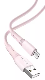 Кабель XO NB225 Silicone Two-Color USB-A - micro USB 12w 2.4a 1м cable Pink - фото Кабель XO NB225 Silicone Two-Color USB-A - micro USB 12w 2.4a 1м cable Pink
