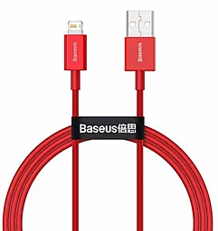 USB Кабель Baseus Superior Series 2.4A 2M Fast Charging Lightning Cable  Red (CALYS-C09)