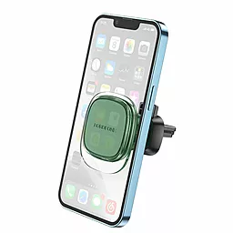 Держатель магнитный Borofone BH82 Clear magnetic Зелёный - фото Держатель магнитный Borofone BH82 Clear magnetic Зелёный