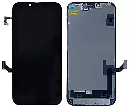 Дисплей Apple iPhone 14 с тачскрином и рамкой, оригинал, Black