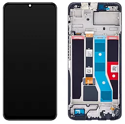 Дисплей Realme C51 з тачскріном і рамкою, Black