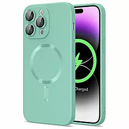 Чохол Cosmic Frame MagSafe Color for Apple iPhone 15 Pro Max Light Green