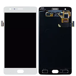 Дисплей OnePlus 3, 3T (A3000, A3003) з тачскріном, оригінал, White