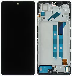 Дисплей Xiaomi Poco X4 Pro 5G с тачскрином и рамкой, оригинал, Black