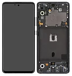 Дисплей Samsung Galaxy A51 A516 5G з тачскріном і рамкою, (OLED), Black