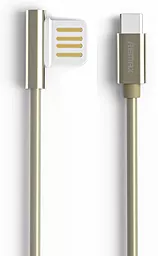 Кабель Remax Emperor USB-A - Type-C 12w 2.4a 1м cable Gold (RC-054a)