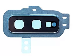 Скло камери Samsung Galaxy S10e G970 з рамкою Prism Blue - фото Скло камери Samsung Galaxy S10e G970 з рамкою Prism Blue