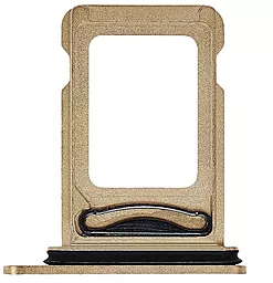 Держатель (лоток) Сим карты Apple iPhone 13 Pro / iPhone 13 Pro Max Dual SIM Gold - фото Держатель (лоток) Сим карты Apple iPhone 13 Pro / iPhone 13 Pro Max Dual SIM Gold