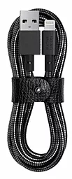 Кабель Native Union Tom Dixon Stash Coil USB-A - Lightning 12w 2.4a 1.2м cable Black (COIL-L-BLK-TD) - фото Кабель Native Union Tom Dixon Stash Coil USB-A - Lightning 12w 2.4a 1.2м cable Black (COIL-L-BLK-TD)