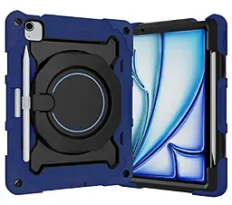 Бронированный чехол Becover Horizontal Handle для Apple iPad Air 11" M4 2026 Blue (715189)