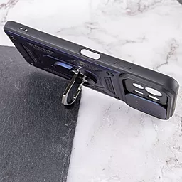 Чехол Epik Camshield Serge Ring Magnet для Xiaomi Mi 11 Lite Синий - миниатюра 5