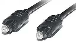 Оптический аудио кабель REAL-EL Toslink М/М Cable 1 м black (EL123500036) - миниатюра 2 Оптический аудио кабель REAL-EL Toslink М/М Cable 1 м black (EL123500036) - миниатюра 2