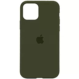 Чохол Silicone Case Full для Apple iPhone 11 Pro Max Dark Olive