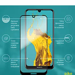 Защитное стекло Piko Full Glue Huawei Y6 2019 Black (1283126490910) - миниатюра 2