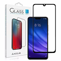 Защитное стекло ACCLAB Full Glue Xiaomi Mi 8 Lite Black (1283126509247)