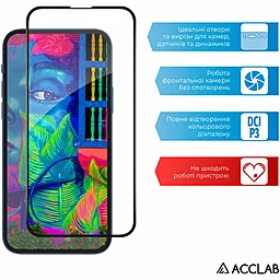 Защитное стекло ACCLAB Full Glue для Apple iPhone 13 mini Black (1283126515415) - миниатюра 5