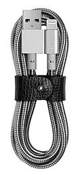 Кабель Native Union Tom Dixon Stash Coil USB-A - Lightning 12w 2.4a 1.2м cable Silver (COIL-L-SIL-TD) - фото Кабель Native Union Tom Dixon Stash Coil USB-A - Lightning 12w 2.4a 1.2м cable Silver (COIL-L-SIL-TD)