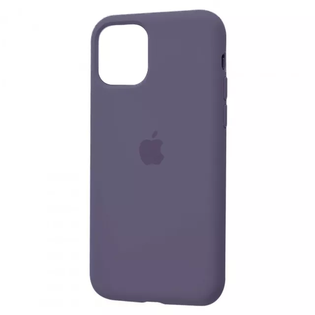 Чехол Silicone Case Full для Apple iPhone 11 Pro Max Lavender Grey - фото 1