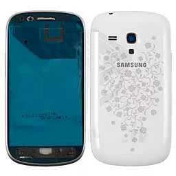 Корпус для Samsung I8190 Galaxy S3 mini White La Fleur