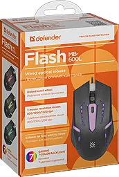 Компьютерная мышка Defender Flash MB-600L (52600) Black - миниатюра 8