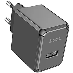 Сетевое зарядное устройство Hoco CS11A 2.1a home charger black - фото Сетевое зарядное устройство Hoco CS11A 2.1a home charger black