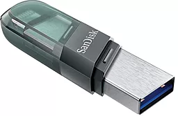 Флешка SanDisk iXpand Flip 64 GB USB 3.1 + Lightning (SDIX90N-064G-GN6NN) Silver - миниатюра 3