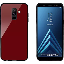 Чехол Intaleo Real Glass Samsung A605 Galaxy A6 Plus 2018 Red (1283126488399)