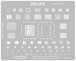 BGA трафарет (для реболінгу) Relife RL-044 IPZ7 0.12 мм (CPU A14)