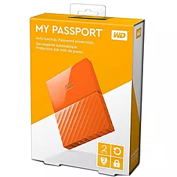 Внешний жесткий диск Western Digital 2.5" USB 2TB WD My Passport Orange (WDBS4B0020BOR-WESN) Orange - миниатюра 8